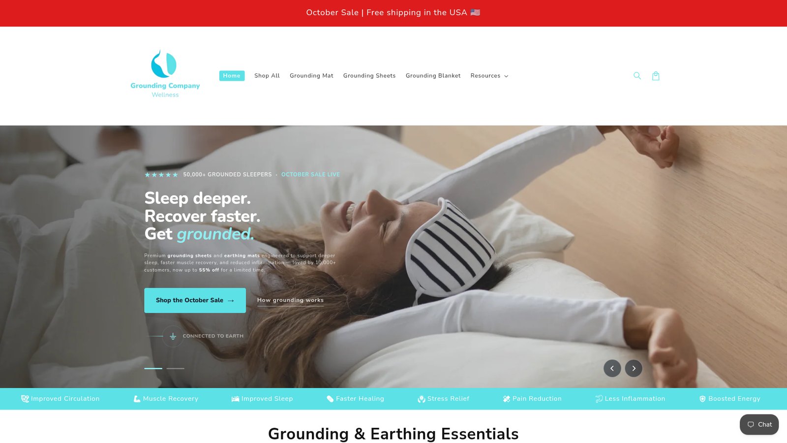 groundingcompany.com homepage